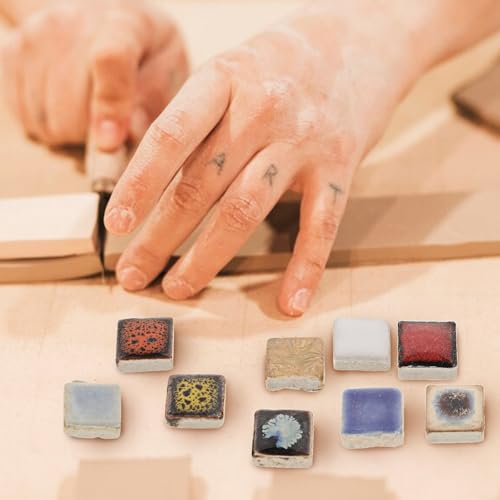Azulejos de cerámica irregulares para diseñar collages decorativos y personalizar rincones 7