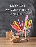  LIBRO CON IMMAGINI MISTE DA COLORARE: \