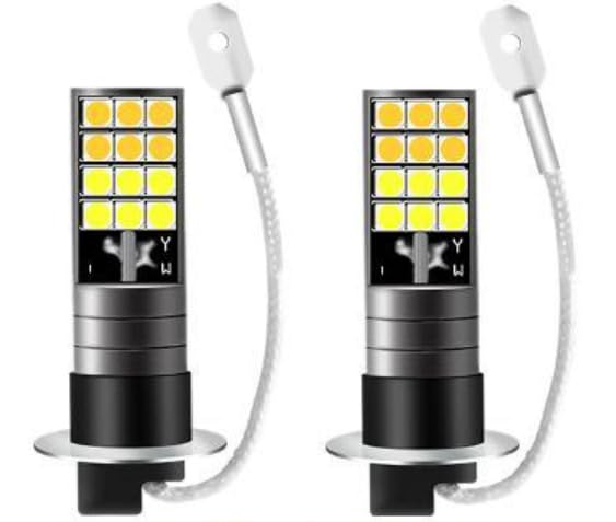 ISUZU純正 Philips 24V用H4ヘッドライトバルブ／ H3フォグ Amazon | 12V 24V 対応 H3 LED フォグランプ バルブ ホワイト