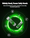 EBL AA AAA Rechargeable Batteries Set - 4 × AA 2800mAh Battery Bundle with 4 × AAA 1100mAh Rechargeable Battery, Low Self Discharge Ni-MH AA AAA Batteries Combo(Battery Cases Included)