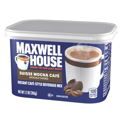 Maxwell House Suisse Mocha Cafe Instant Coffee (8x7.2oz)