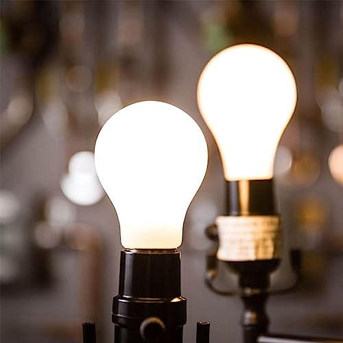Image of Frosted E26 Led Bulbs 75 Watt A15 Dimmable E26 Light Bulb 4000K Daylight E26 Edison Light Bulbs 8W AC120V 800LM A15 Bulb for Ceiling Fan,Fridge,Wall sconces,Desk lamp, Pack of 6