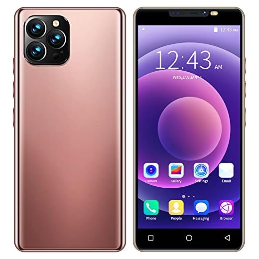Unlocked Smartphone 5.5inch Cell Phone IP14 2+16GB HD Full Screen Straight Talk Phone Dual Sim Unlocked Android Phones Boost Mobile Phone (Roes Red)