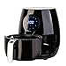 AMC Friggitrice ad aria calda elettrica da 3,5 Litri, Friggitrice aria Senza Olio con Touch Screen LCD, fornetto elettrico da 1500W con 6 metodi di cottura, Cestino Staccabile, Senza BPA,3.5L,1500 W
