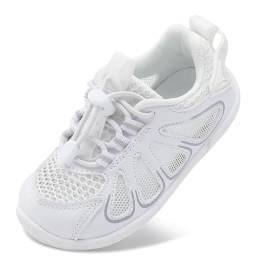 BARERUN Toddler Shoes Boy Girl Sneakers Lightweight Breathable Barefoot Running/Walking Shoes Toddler Tennis Shoes with Adjustable Tightness