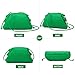 KingTo Clutch Purses for Women, Soft Cloud Bag Fashion Dumpling with Ruched Pouch Handbag for Crossbody Shoulder (light green)