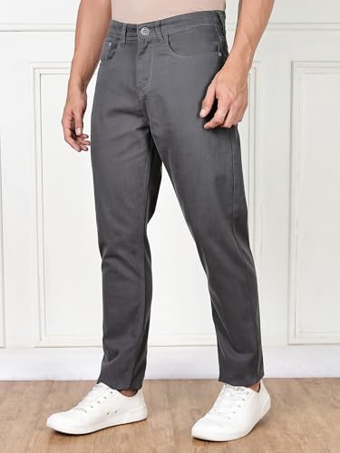 Image of Thomas Scott Men's | Solid | Brathable Fabric | Denim | Mid Rise | Casual Jeans for Men