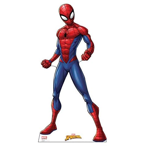 Cardboard People Spider-Man Life Size Cardboard Cutout Standup - Marvel Comics Cover
