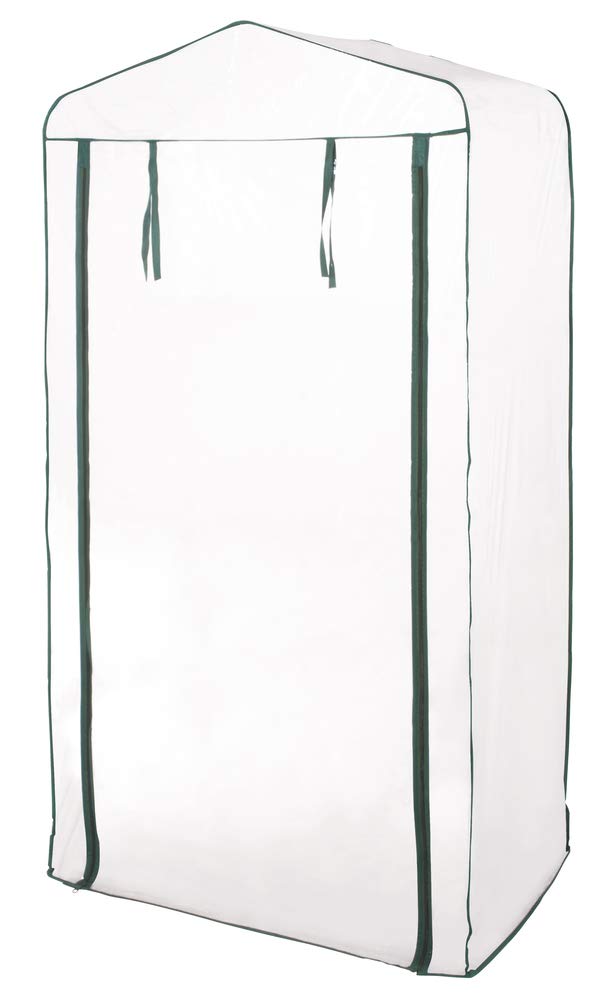 VERDELOOK Telo di ricambio in PVC trasparente per serra a 4 ripiani con codice 647/4,91x49x162 cm