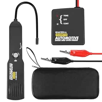 Electrical Short Open Finder for Em415pro, Professional Wire Break Finder, Automotive Circuit Tester, Cable Fault Locator, DC 6-42V Adjustable Circuit Breaker Finder Tool for Cars Trucks