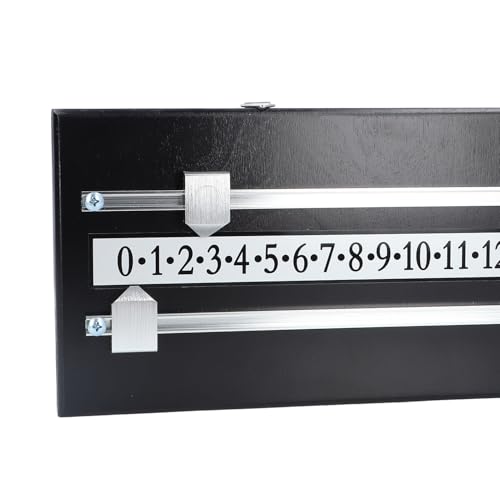 Score board para billar de madera sólida y montaje en pared miniatura 4
