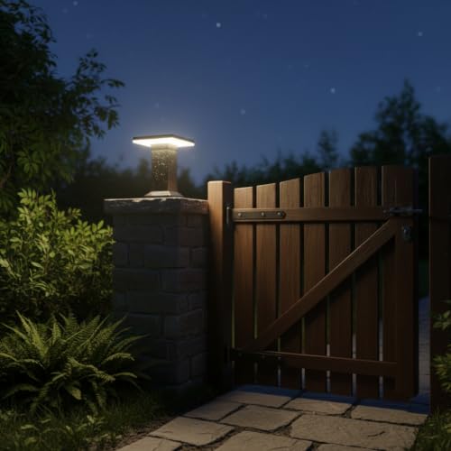 Image of Lyse Decor LED Gate Light Waterproof, Outdoor Wall Light for Home Entrance, Garden, Balcony & Exterior Decoration (Pack of 1)