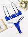 Avidlove Lingerie Set For Women Lace Bra and Panty Set Sexy Underwire Lingerie Set Blue L