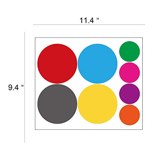 Parlaim Wall Stickers For Bedroom Living Room, Polka Dot Wall Decals For Kids Boys And Girls (130 Circles) #TOP1