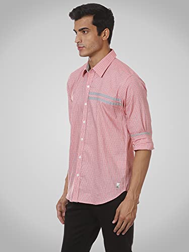 Image of SHIRT THEORY Blue Check Cotton Full Sleeves Casual Shirt for Men II Premium Cotton Shirt II Stylish Shirt for Men II Exclusive Men Casual Shirt II Luxury Shirts ||