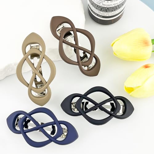 4 piezas pinzas para cabello estilo vintage francés miniatura 6