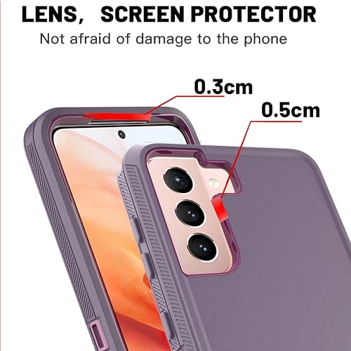 Coque Galaxy S21 Plus polycarbonate rigide résistant aux chocs violet - 5