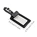 Vigorport Luggage Tags, Leather Personalized Suitcase Tag Set Luggage id Tags Labels Travel Accessories-Set of 4