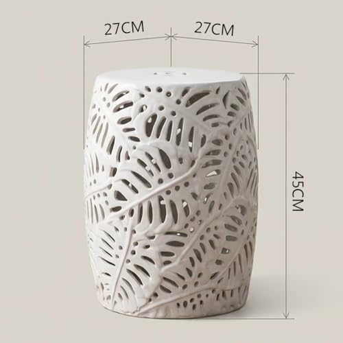 Tabouret de jardin d'appoint de table d'appoint intérieure en céramique moderne - 3