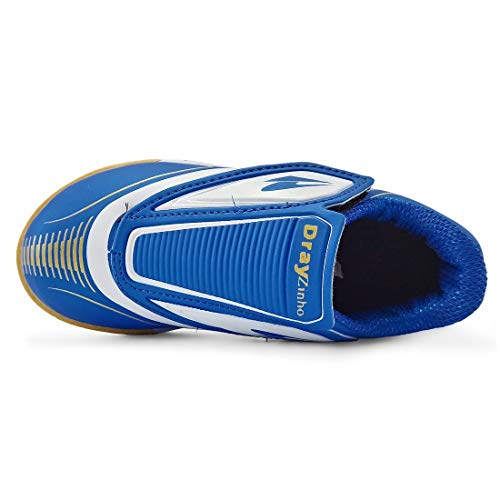 Chuteira Futsal Drayzinho Infantil 157 - Azul/Ouro