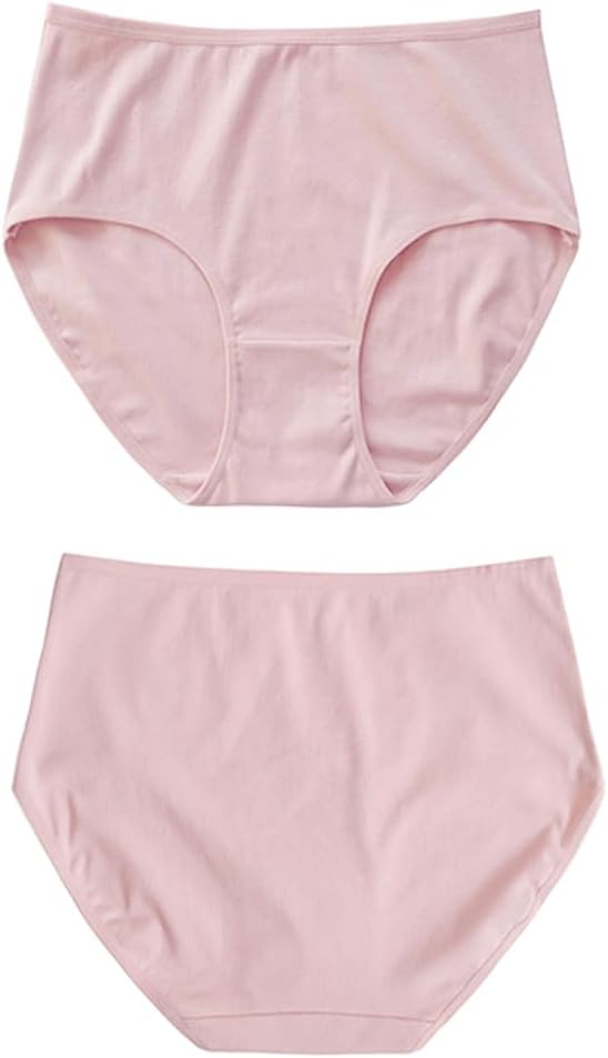 Women's High Waisted Cotton Briefs 5 Pack Stretchy French Cut Panties Soft Full Coverage HI Cut Underwear - Image 4