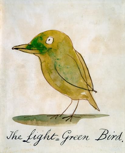 Affiches et gravures l'oiseau vert clair d'Edward Lear poster de salon 60x90cm
