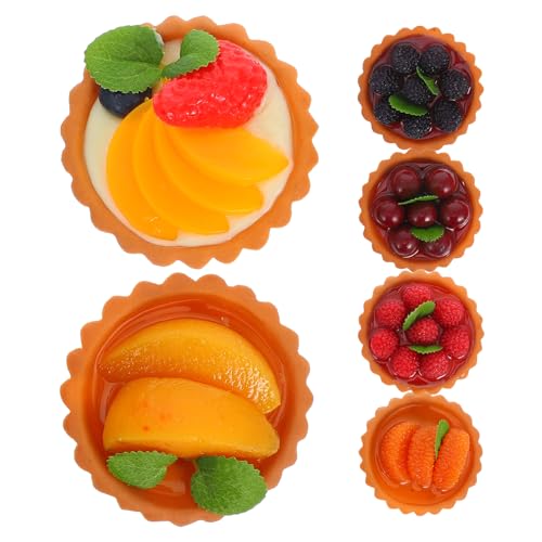 Fausse tarte aux fruits Toyvian lot de 6 modèles de gâteau simulé pour décoration