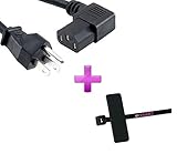 90 Degree 3 Prong AC Power Cord Cable Plug for Klipsch SW-308 SW-115 SW-310 SW-311 SW-112 SW-110...