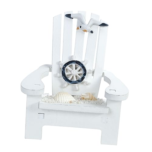 Alipis Handmade Rudder Sunshine Beach Chair Ornament Mediterranean Home Decor Beach Theme Decor Perfect for Photography