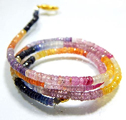 Lemon quartz facetté perle pneu 7x4mm pierre naturelle bijoux