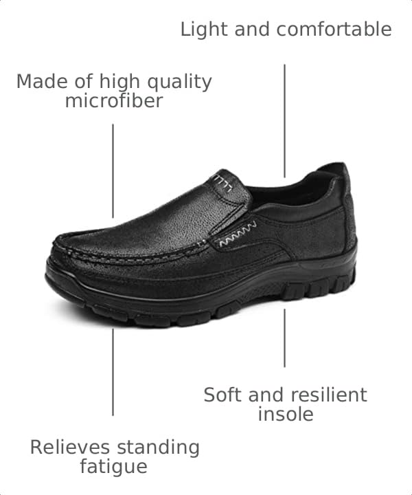 Image of Coramtty Men's Slip on Loafers Casual Shoes Soft Lightweight Slippers Breathable Comfort Dress Shoes for Male Walking Flat Outdoor