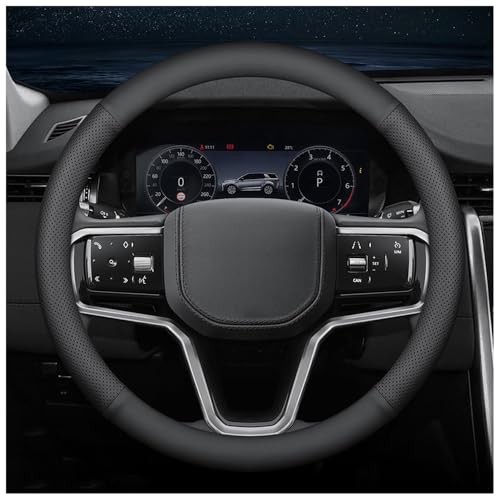Funda de Volante para Skoda Enyaq (MEB 2020-2025 2026), Protector Antideslizante Transpirable, Agarre Ergonómico para Seguridad al Volante,A-Round