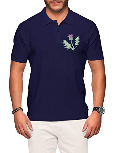 Polo de rugby écossais homme Chardon t-shirt football Nations