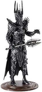 BendyFigs Sauron Figure by The Noble Collection - Officially Licensed 19cm (7.5 inch) Lord Of The Rings Bendable Toys Posable Collectable Doll Figures With Stand - For Kids & Adults