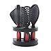 Healthcom Set of 5 Hair Combs Set Professional Salon Hair Cutting Brushes Sets Salon Hairdressing Styling Tool Mirror And Holder Stand Set Dressing Comb Kits for