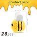 Ymapinc 28 Pcs Felt Bees for Wool Crafts, Animals Fake Bees Felt Balls Little Tiny Small Mini DIY Clothing Hat Home Animal Theme Party Decoration Toy