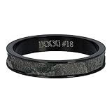 kreiere deinen eigenen Ring iXXXi Füllring ELEPHANT schwarz - 4 mm Größe 18