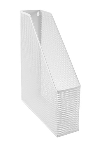 Osco MR1-WHT Arctic White Wire Mesh Magazine Rack