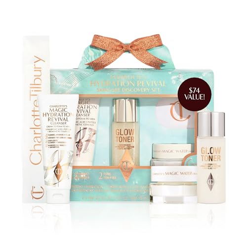 Charlotte Tilbury Hydration Revival Skincare Discovery Set - Travel Size Skincare Kit with Magic...