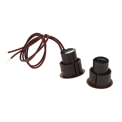 Contatto Magnetico Interruttore Allarme Per Porta Finestra - Da Incasso Montato