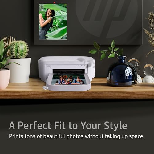 HP Sprocket Studio Plus 4x6" Wireless Instant Photo Printer – Wi-Fi, Premium Dye Sublimation, Compact - Prints Vibrant Color Pictures from iOS & Android Devices - Editing App for Fun, Creative Photos