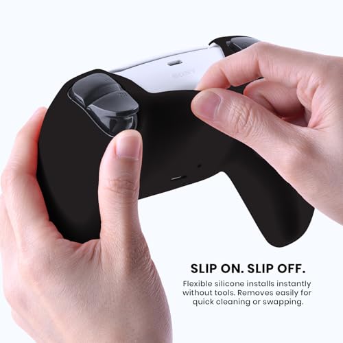 Head Case Designs Officially Licensed Liverpool Football Club Red Liverbird Logo Black Silicone Game Controller Skin Case Compatible With PS5 Sony DualSense Controller - Image 4