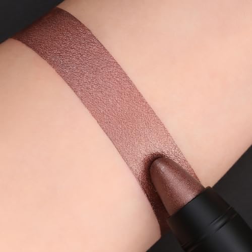 Focallure Ultra Chic Metallic Lipstick,Rich Vitamin E Lip Crayon,Lightweight Shinning Color Without Drying Or Fading,Long Lasting Lips Makeup,#24 Copper thumb #3