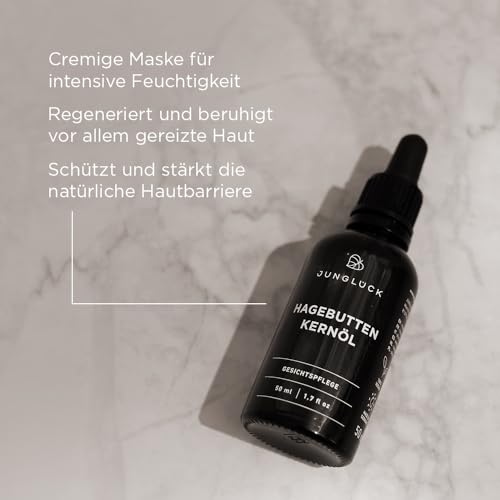 Junglück Bio Hagebuttenkernöl vegan 100% rein und natürlich