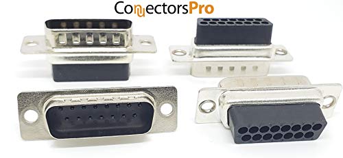 Conectores DB15 D-Sub Macho Crimp Tipo 10 Pzs miniatura 3