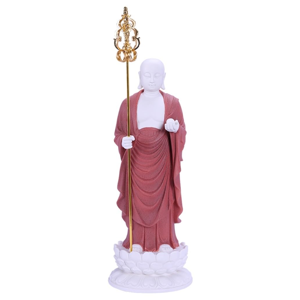 GAOJUNAN Buddha Statue,Zen Altars, 23 Inch Meditation Buddha Statue Decoration Sculpture Room Decor Home Desk Shelf Decoration