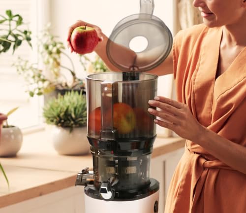 Kuvings AUTO10S Juicer - Easy Care Slow Juicer 3L Capacity & 200W Motor. Ideal for Fruit, Vegetables & Smoothies - Matt Pearl Black - Image 6