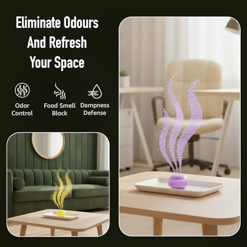 Image of Amazon Brand - Presto! Sanicubes | 200 g | Bathroom Freshener Balls