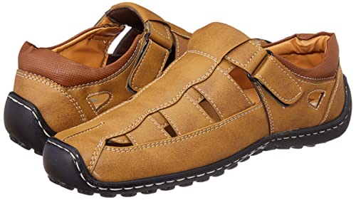 Centrino-Mens-6113-Sandals-Casual-Fisherman-Adjustable-Sporty-Summer-Closed-Comfortable-Toe-Sandals-with-Premium-PU-Padding