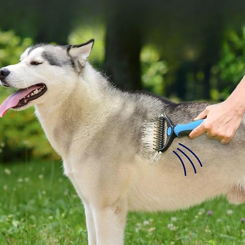 Desembolador Removedor Pelos Cães Gatos Subpelos Esvoca Dupla 26 Dentes Modelo Profissional Premium